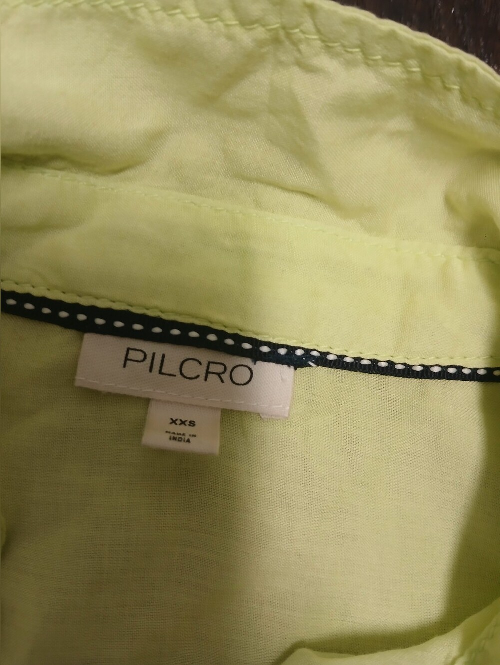 Pilcro Pale Yellow Button-Down Shirt - Picture 2 of 8